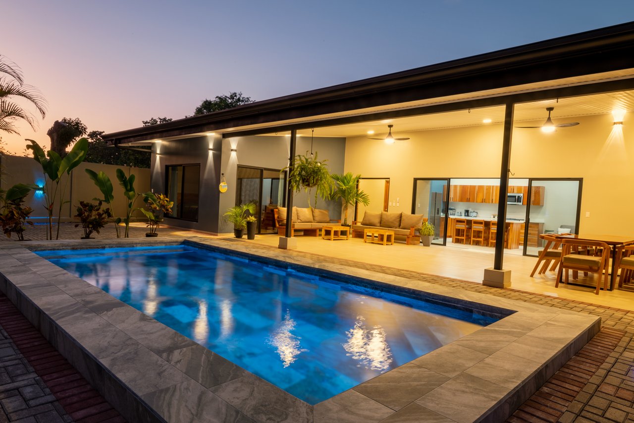 Modern Coastal Luxury: New 3-Bedroom Home Steps from South Pacific Beach