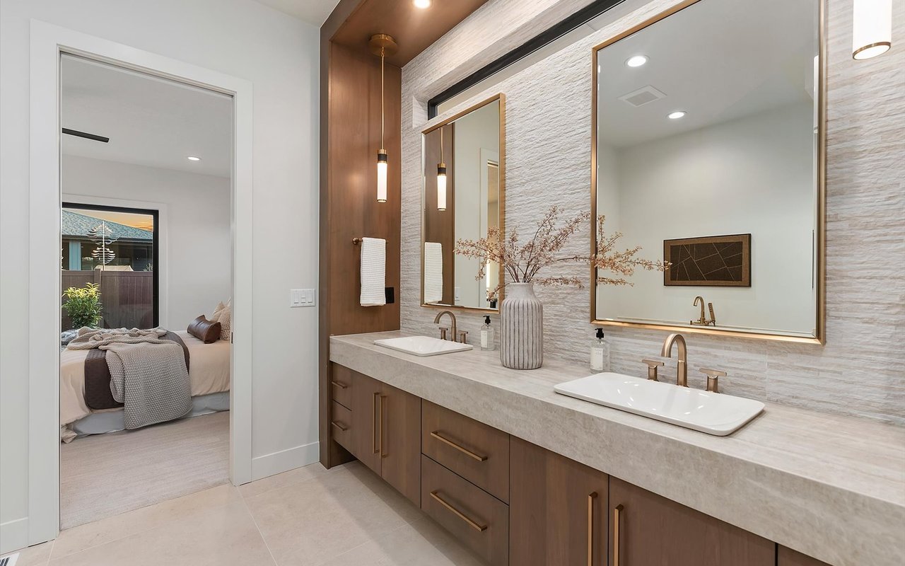 New Construction Home With Volcano Granite Island