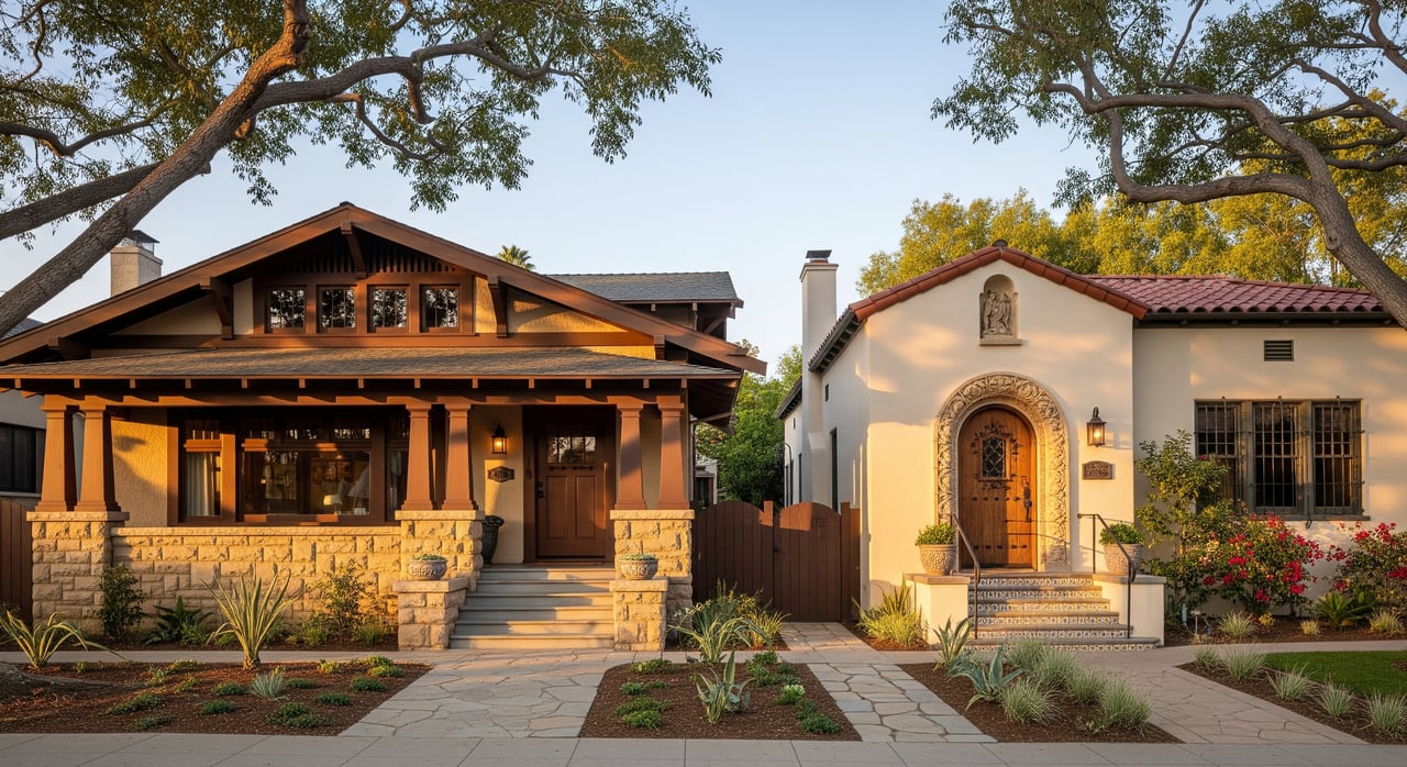 Craftsman vs. Spanish Revival In Pasadena