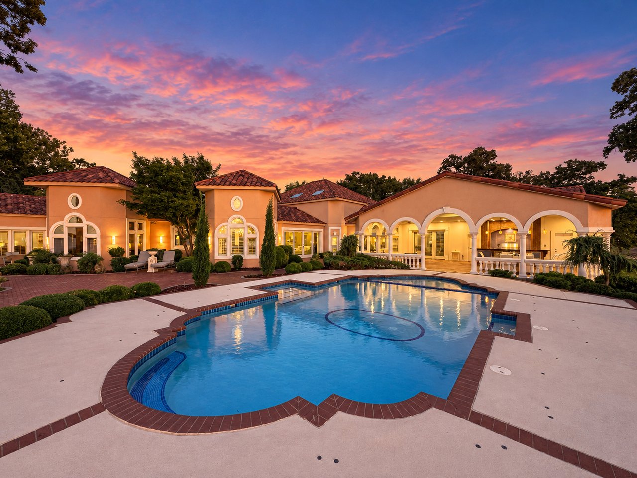 A Mediterranean Masterpiece on Grand Lake: Waterfront Living at 28910 S 593rd Road - Wyatt Poindexter - The Agency Grand Lake Oklahoma