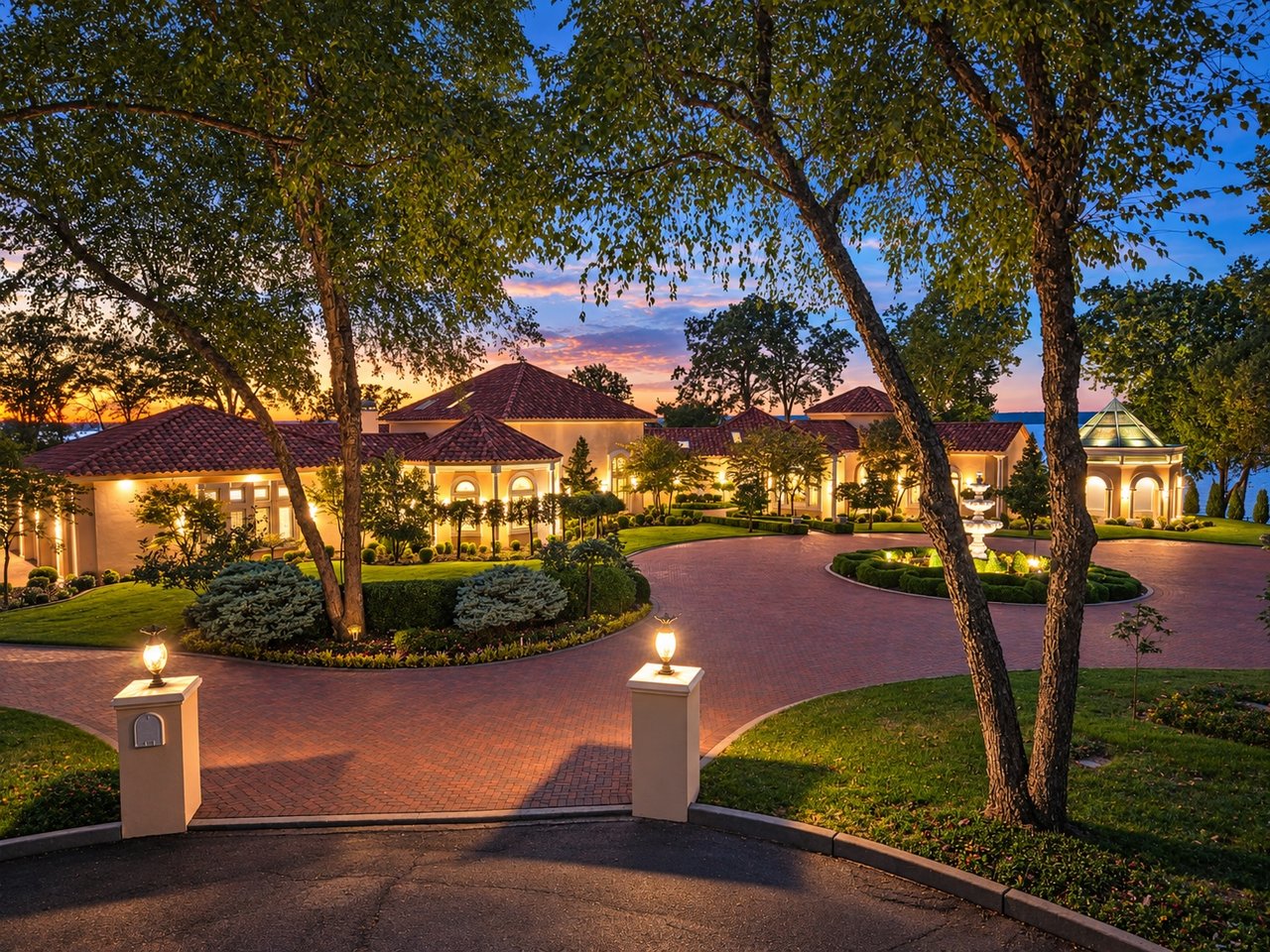 Mediterranean Estate Surrounded by the Beauty of Grand Lake 