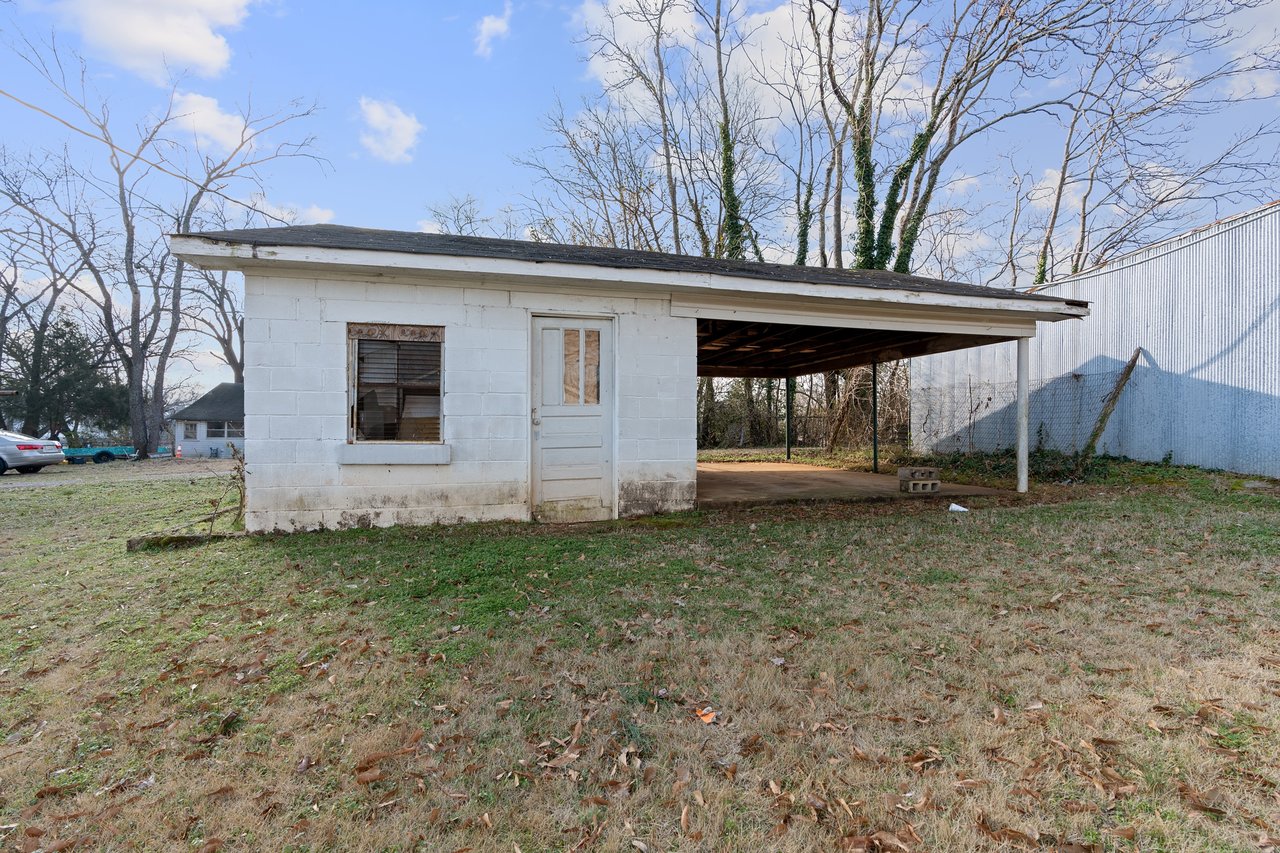 Huntsville Home on Double Lot with Detached Workshops