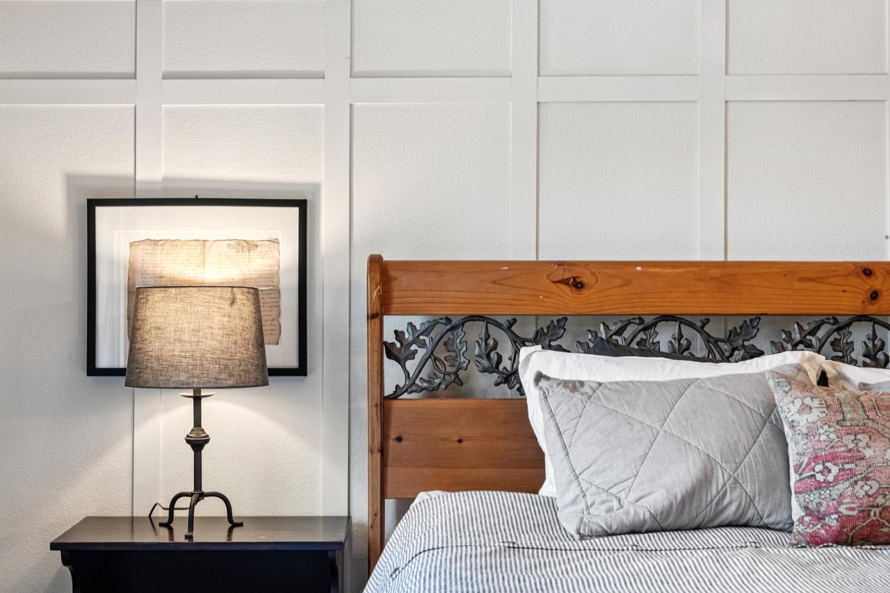 Stylish bedroom featuring quality craftsmanship and comfortable living space.