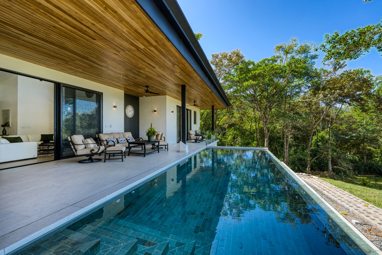 New Ocean View Luxury Home Bordering Forest Reserve