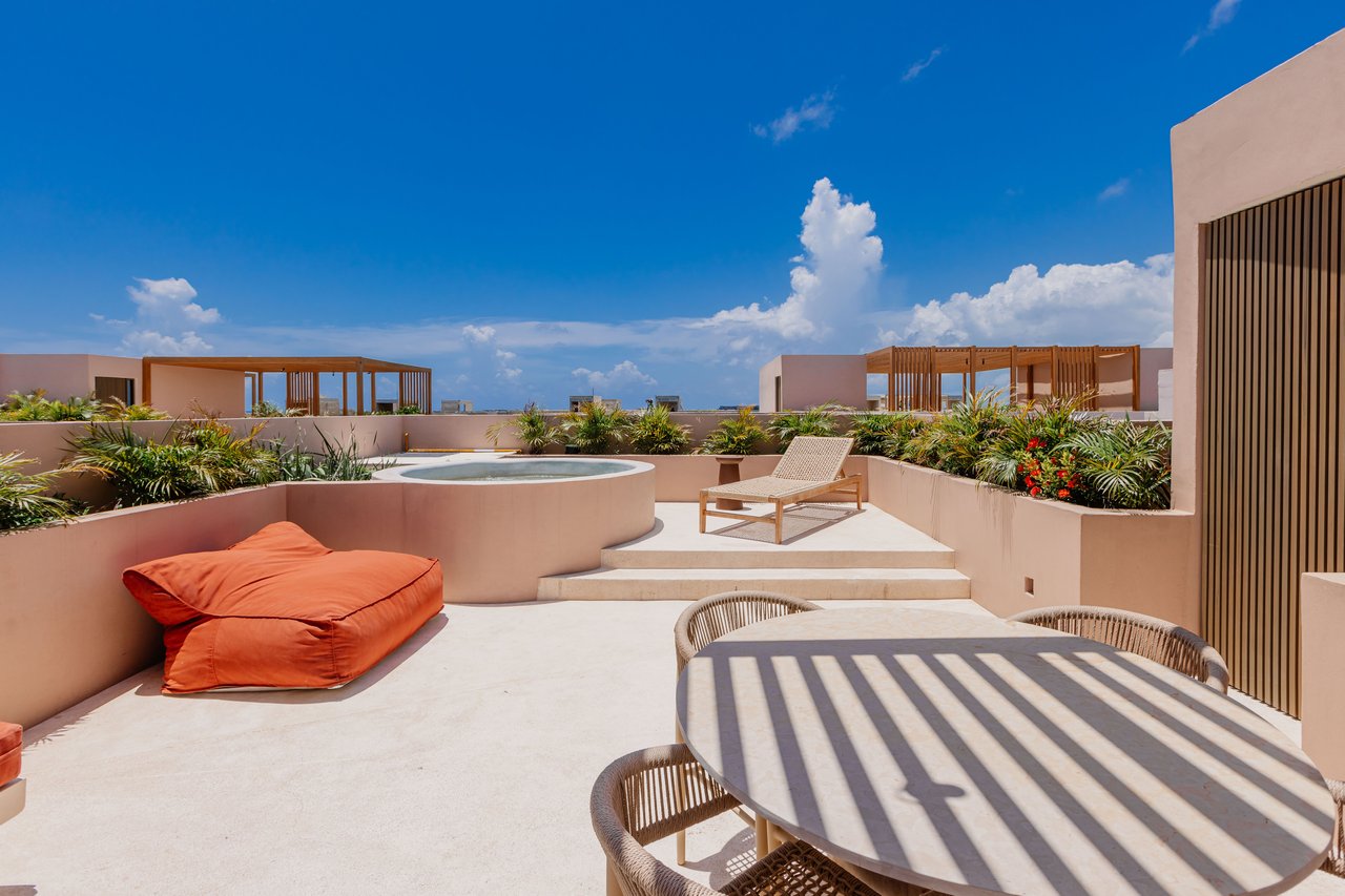 Aflora Aldea Zama Penthouse | 1BR Rooftop + Pool