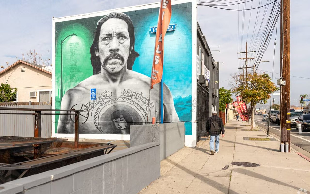 Pacoima neighborhood Danny Trejo mural street art San Fernando Valley Los Angeles
