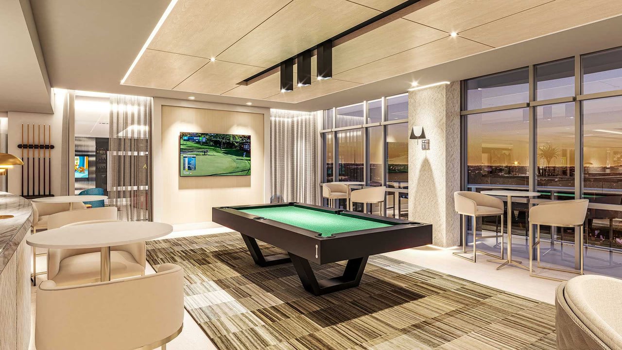 Nautilus 220 billiard game room 