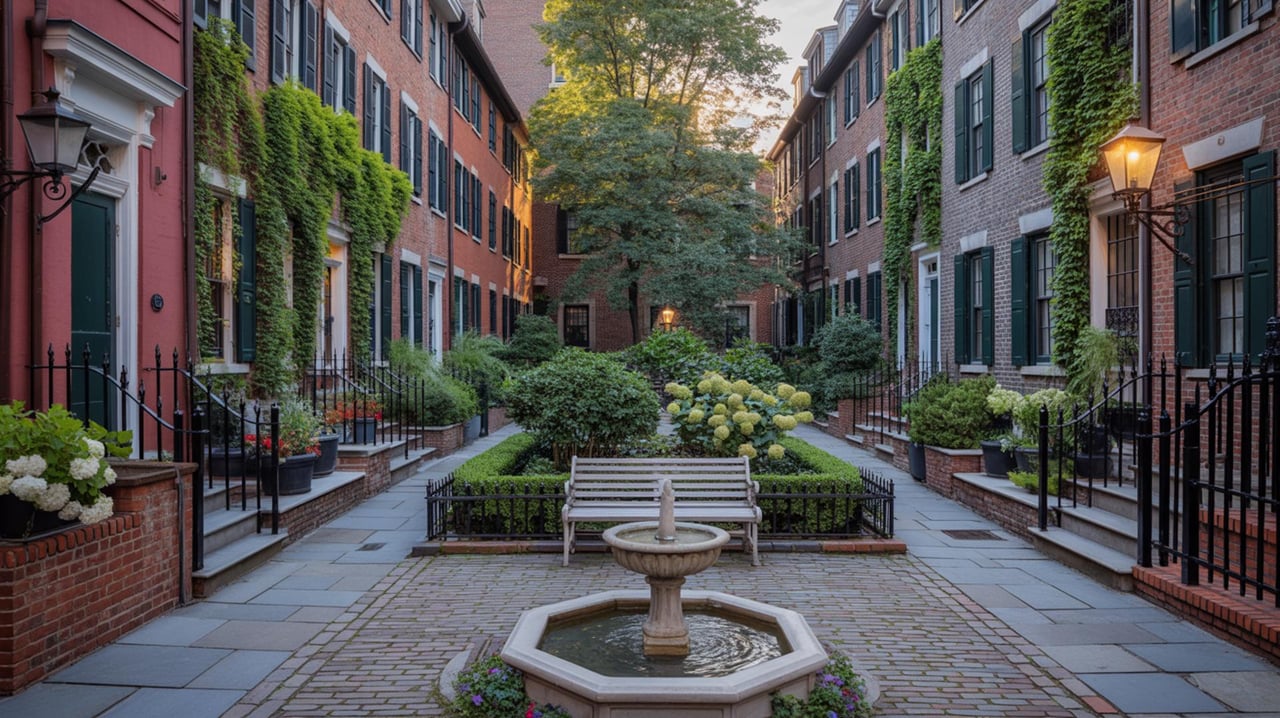 Hidden Historic Courtyards of Beacon Hill to Explore
