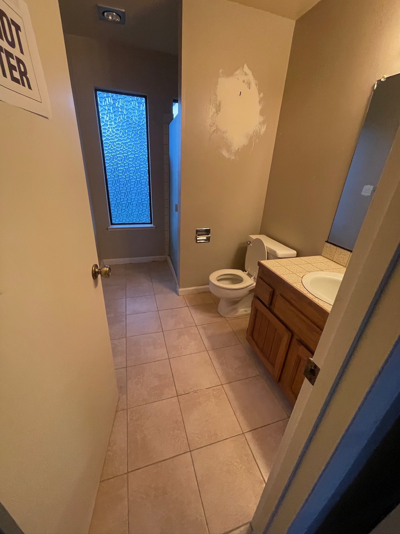 bathroom before remodel