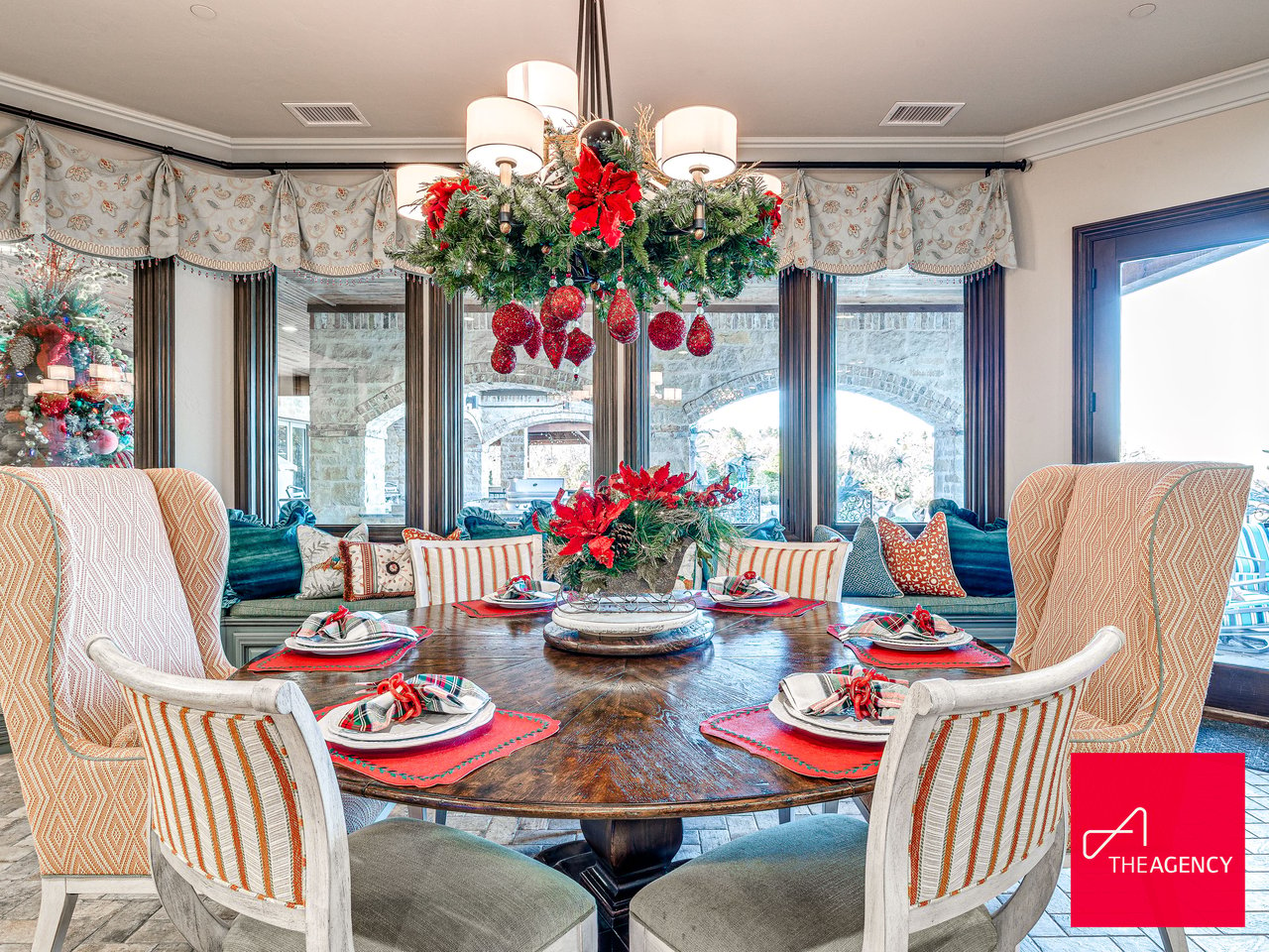 Sleighing the Season: A Christmas Luxury Home Photoshoot at OKC's Viral Estate