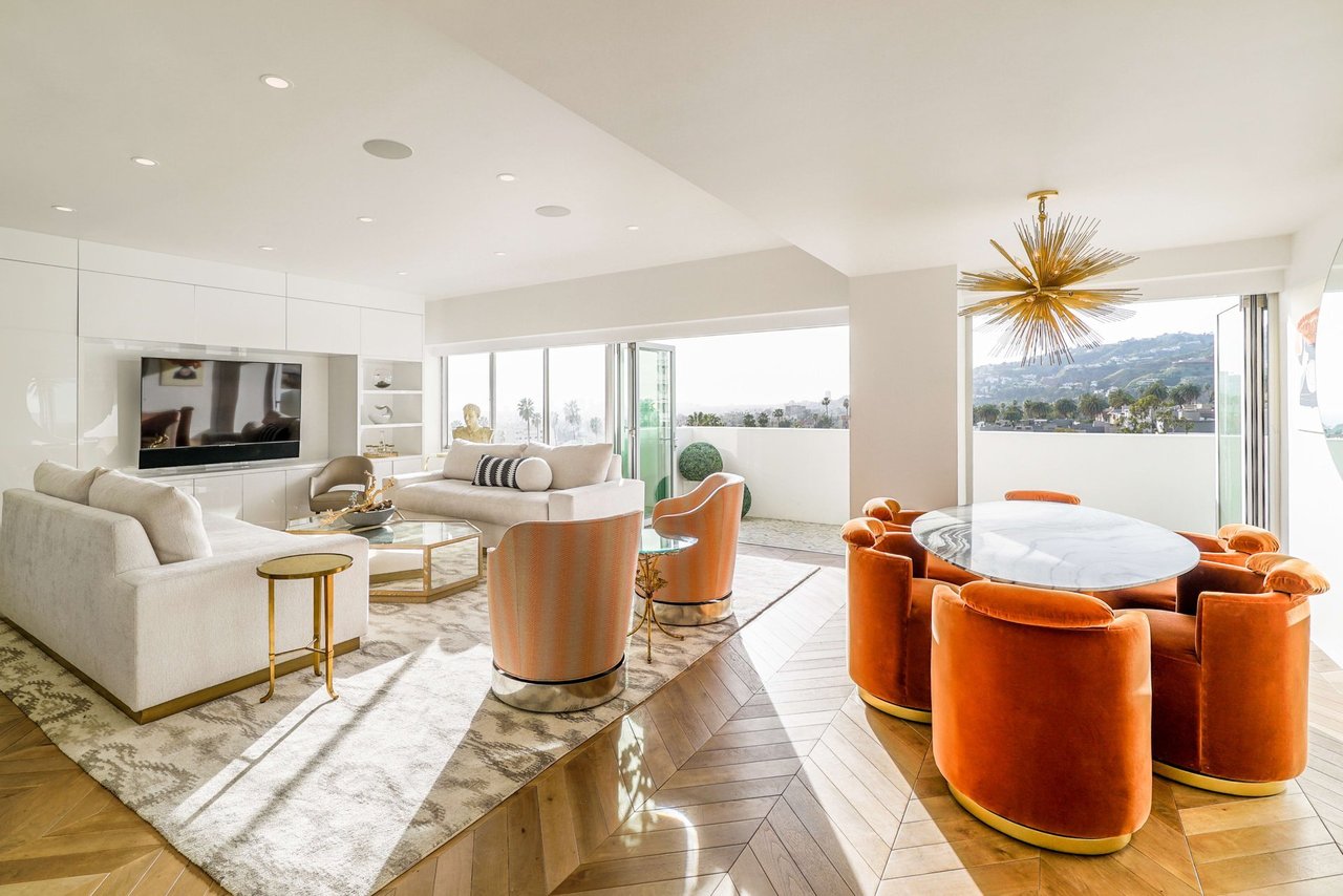 Open floor plan, clean lines, exceptional built-ins