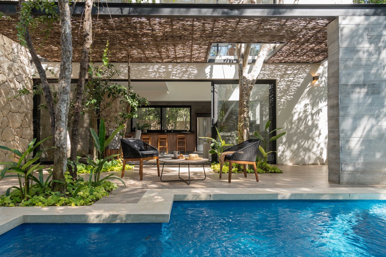 Villa 2  | Beautiful 4 Bedroom with Large Pool in 12 O’Clock Tulum