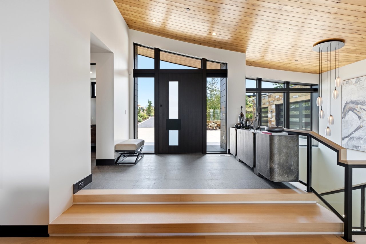 Top-of-Promontory Architectural Estate — Furnished & Turnkey - Front-Row Mountain Views