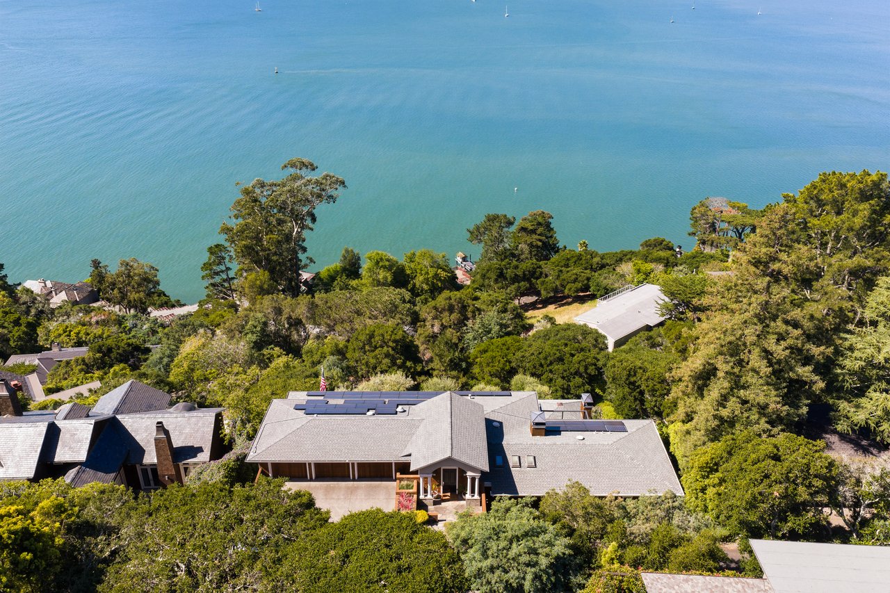 Exceptional Setting with views spanning San Francisco, the Golden Gate Bridge, Sausalito, and across the bay