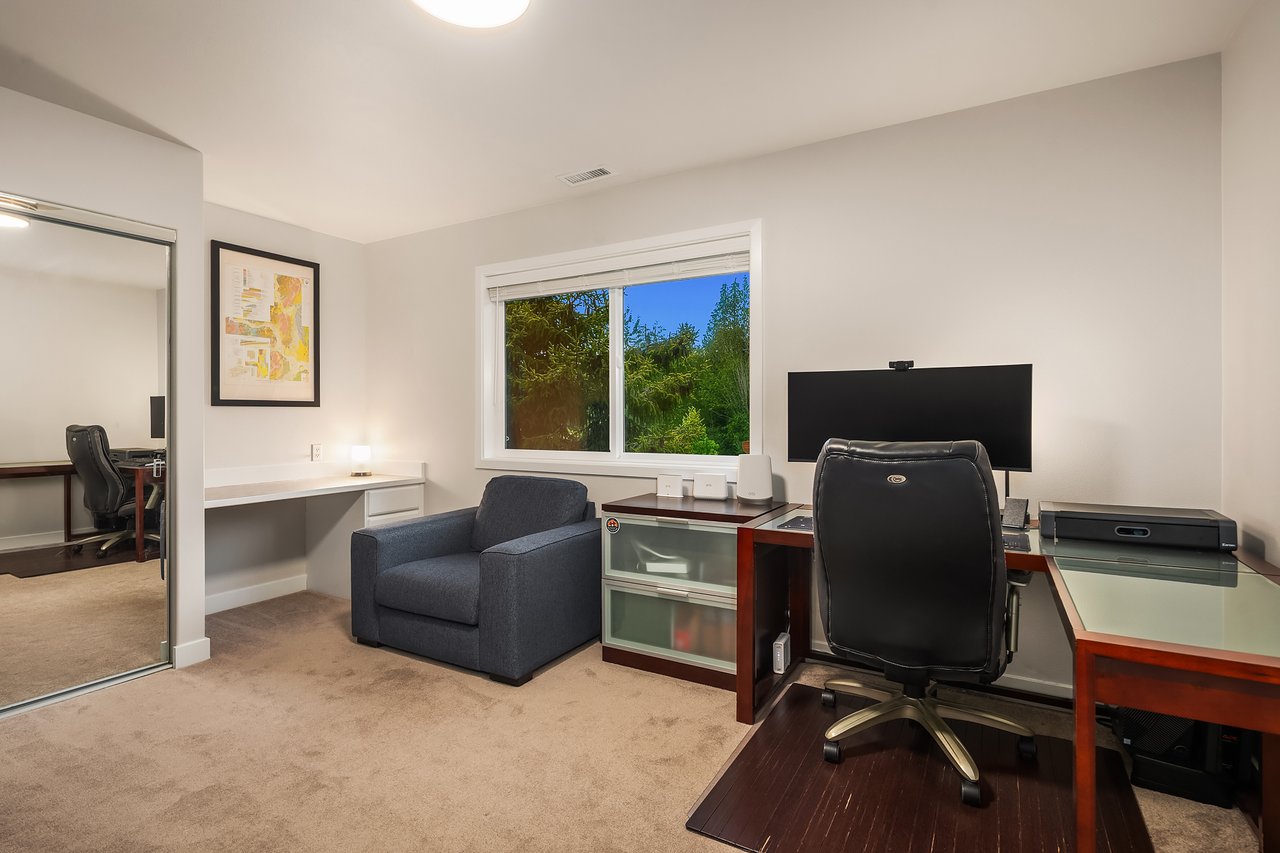 Bedroom 3 with a built in desk
