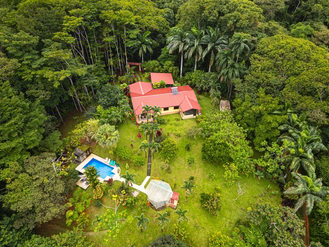 Serene Costa Rican Jungle Retreat with Waterfalls & Wildlife