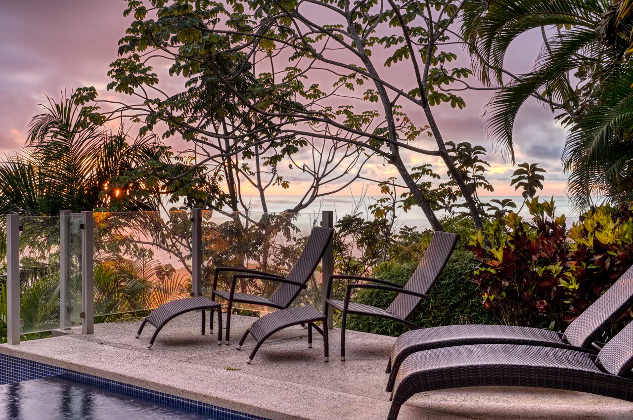 A Modern Jungle Haven with Panoramic Whales Tail Views