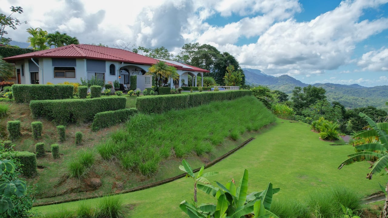 Tropical Hacienda with Breathtaking Whitewater Views in Most Desirable Gated Community in Ojochal