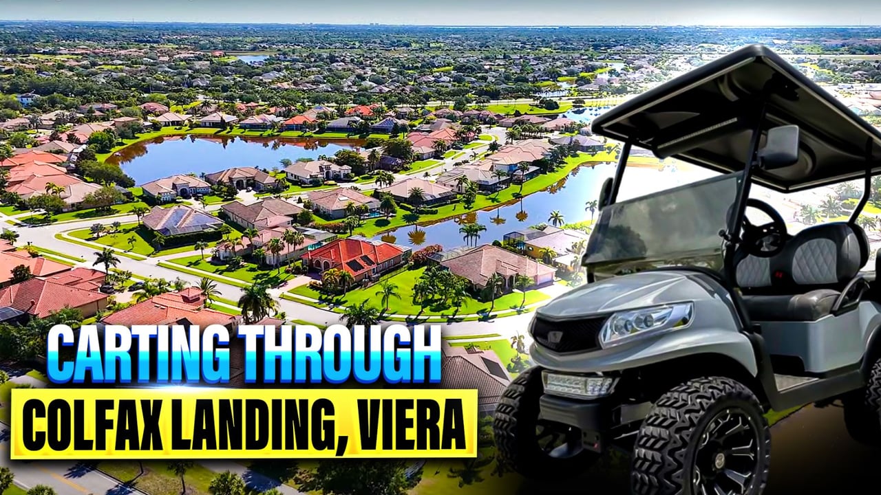 Carting Through Colfax Landing|Viera, FL