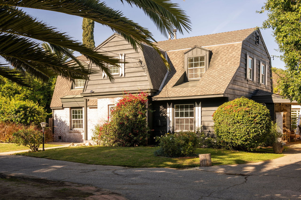 The Perry Farmhouse in Van Nuys, A Rare Rustic Compound