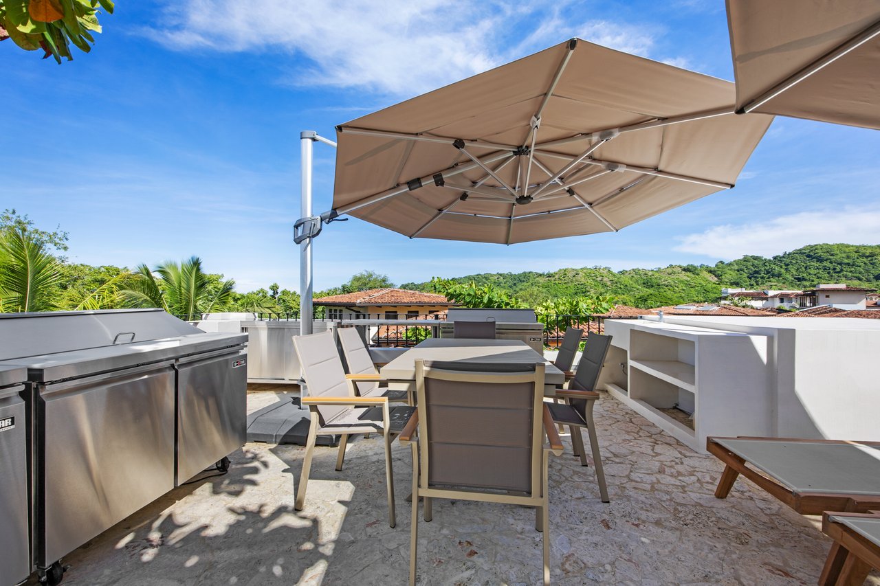 25 Paseo Del Mar | Beachfront 4BR Villa with Rooftop Terrace in Las Catalinas