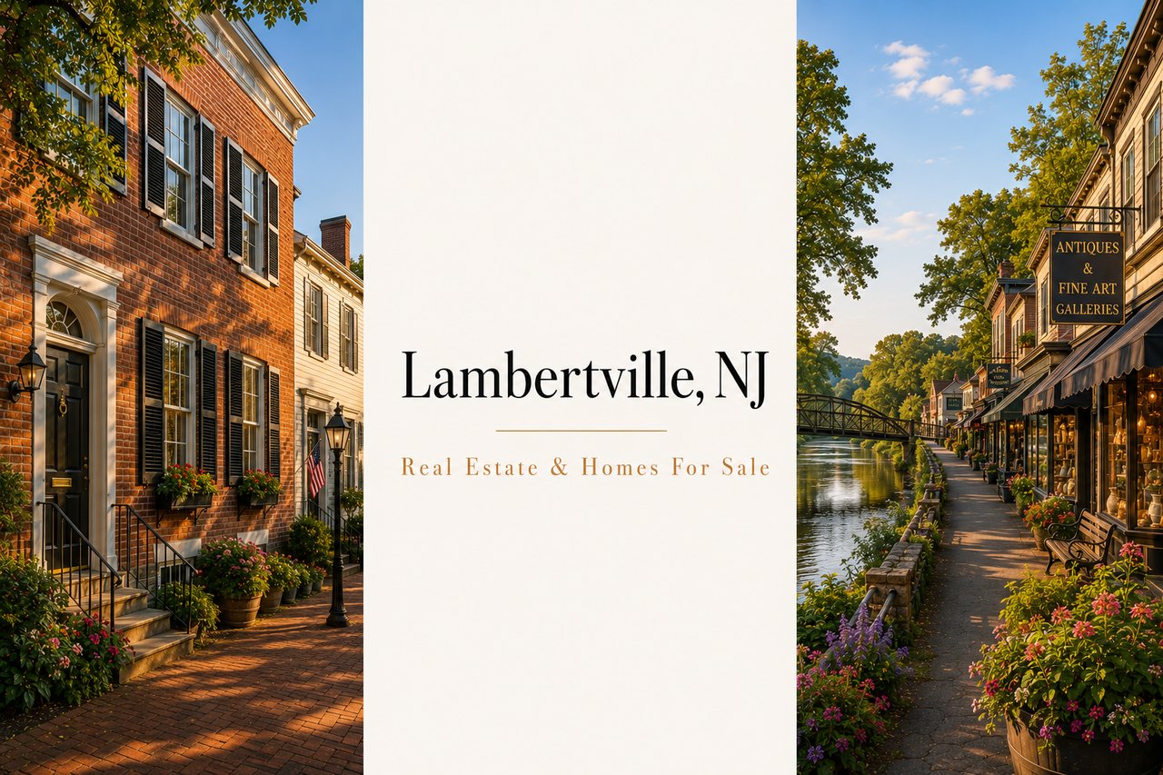 Lambertville, NJ | Real Estate and Homes for Sale