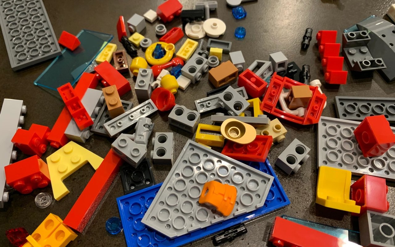 Cookie Sheets: Keep Legos Out From Under Your Feet and Out of the Vacuum