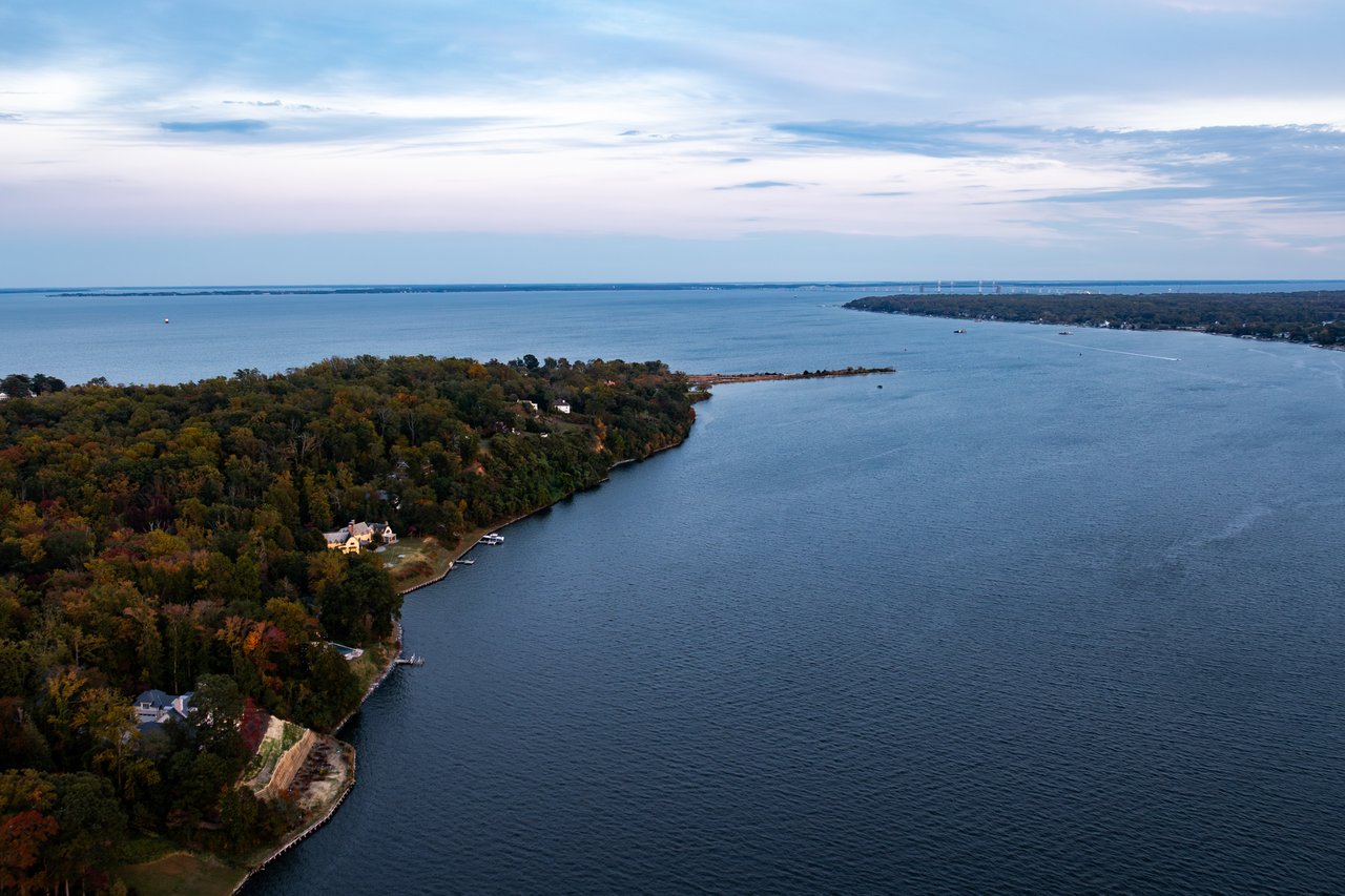 Magothy River coastline