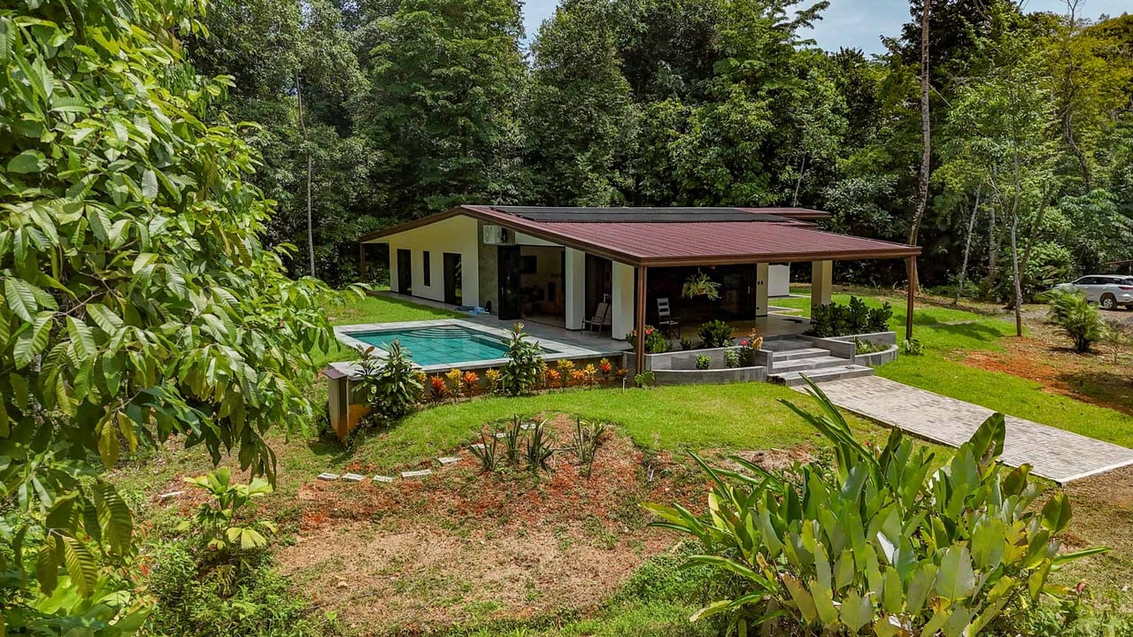 Jungle Home with Riverfront and Orchard in Ojochal Costa Rica