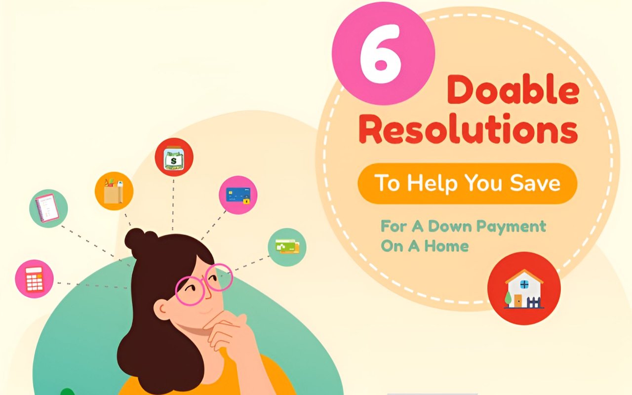 6 Doable Resolutions To Help You Save For A Down Payment on A Home