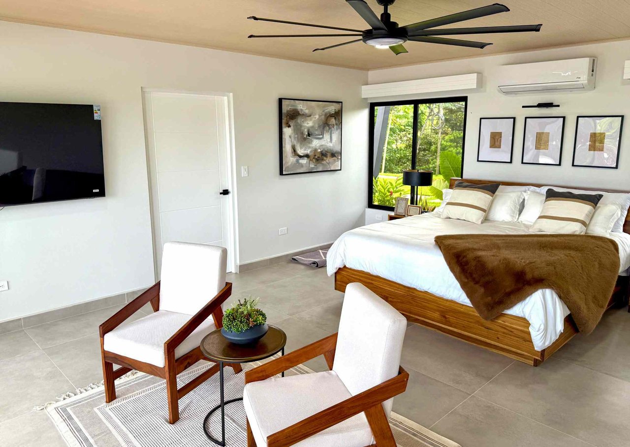Brand New Modern Luxury 4-Bedroom Home with Pool and Incredible Panoramic Coastal & Ocean Views in Teancum at Tawal near Ojochal Costa Rica