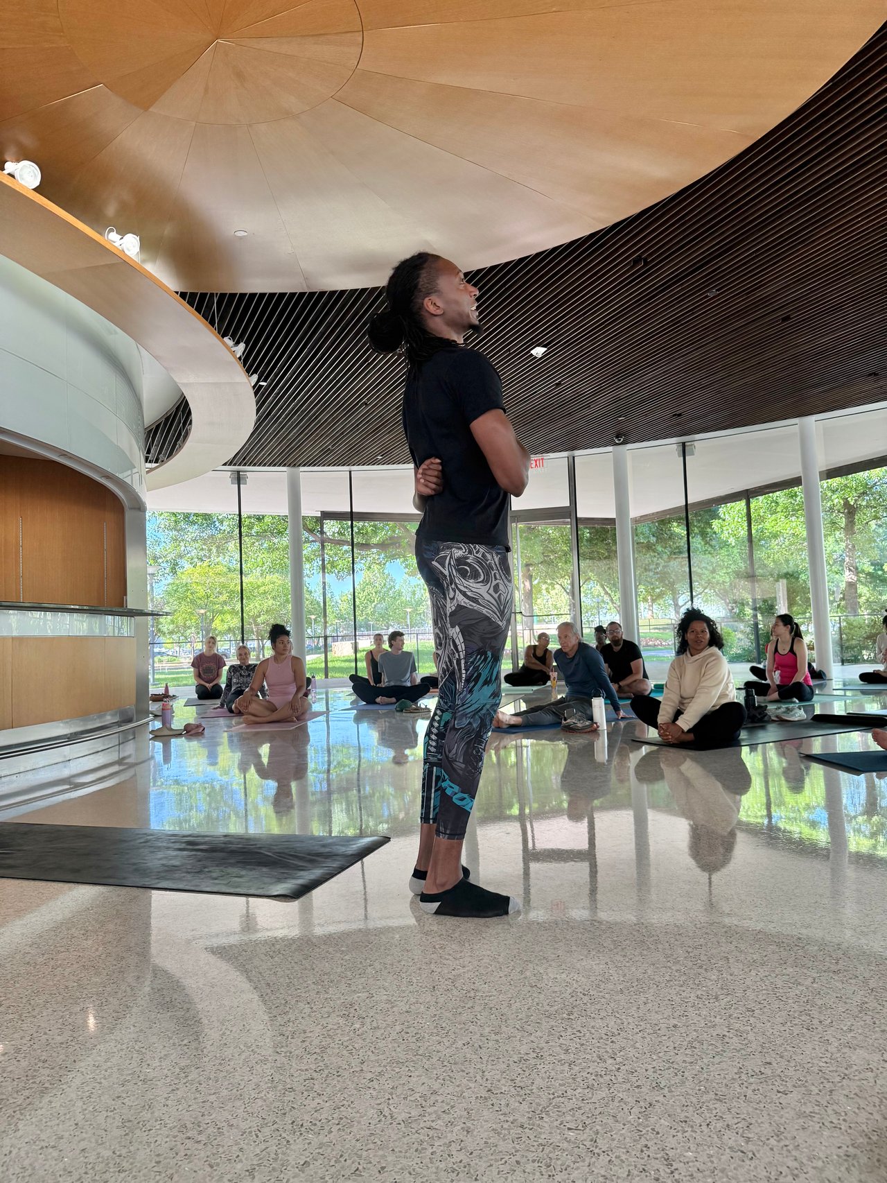 Yoga at Myriad Gardens in Oklahoma City