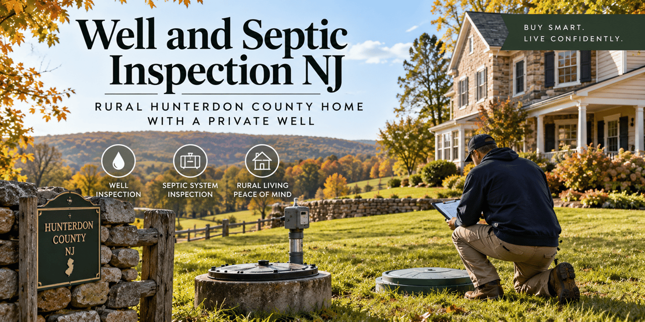 Well and Septic Inspection NJ: 7 Things Buyers Must Check