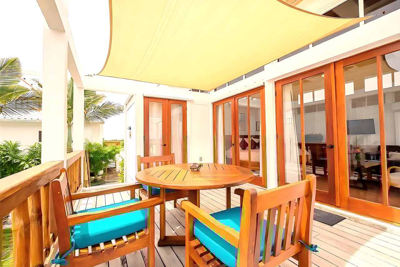 Nature-inspired luxury studio villa with  spacious over-the-water balcony