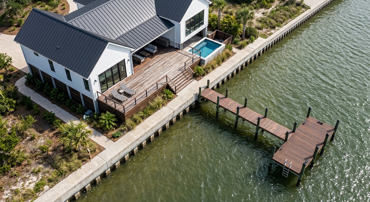 Waterfront Living On Bald Eagle Lane In Wilmington