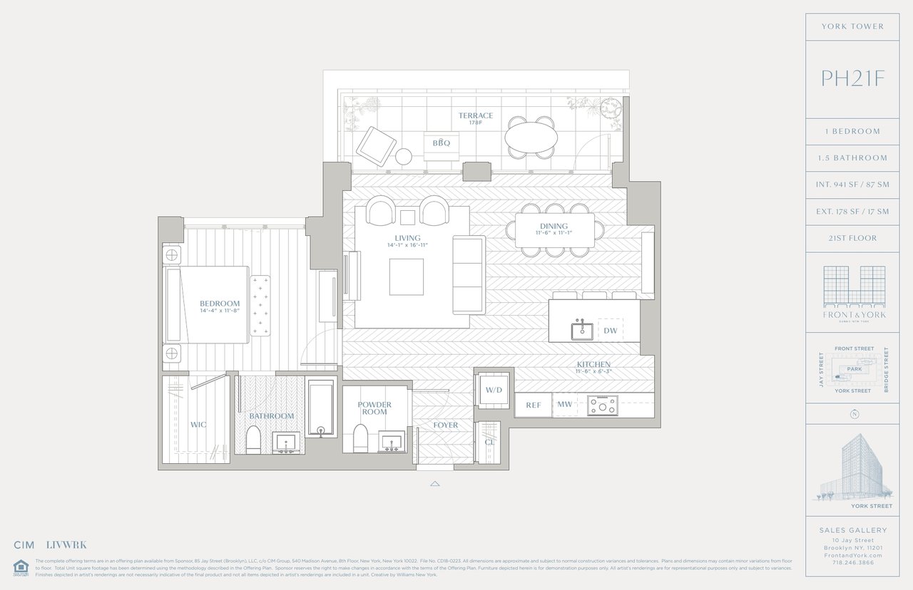 115 York St #PH21F