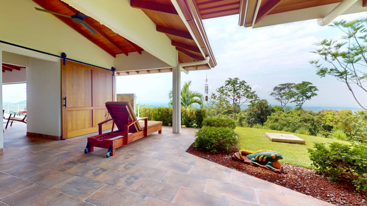 Idyllic Home and Property With Captivating Sunset Skies