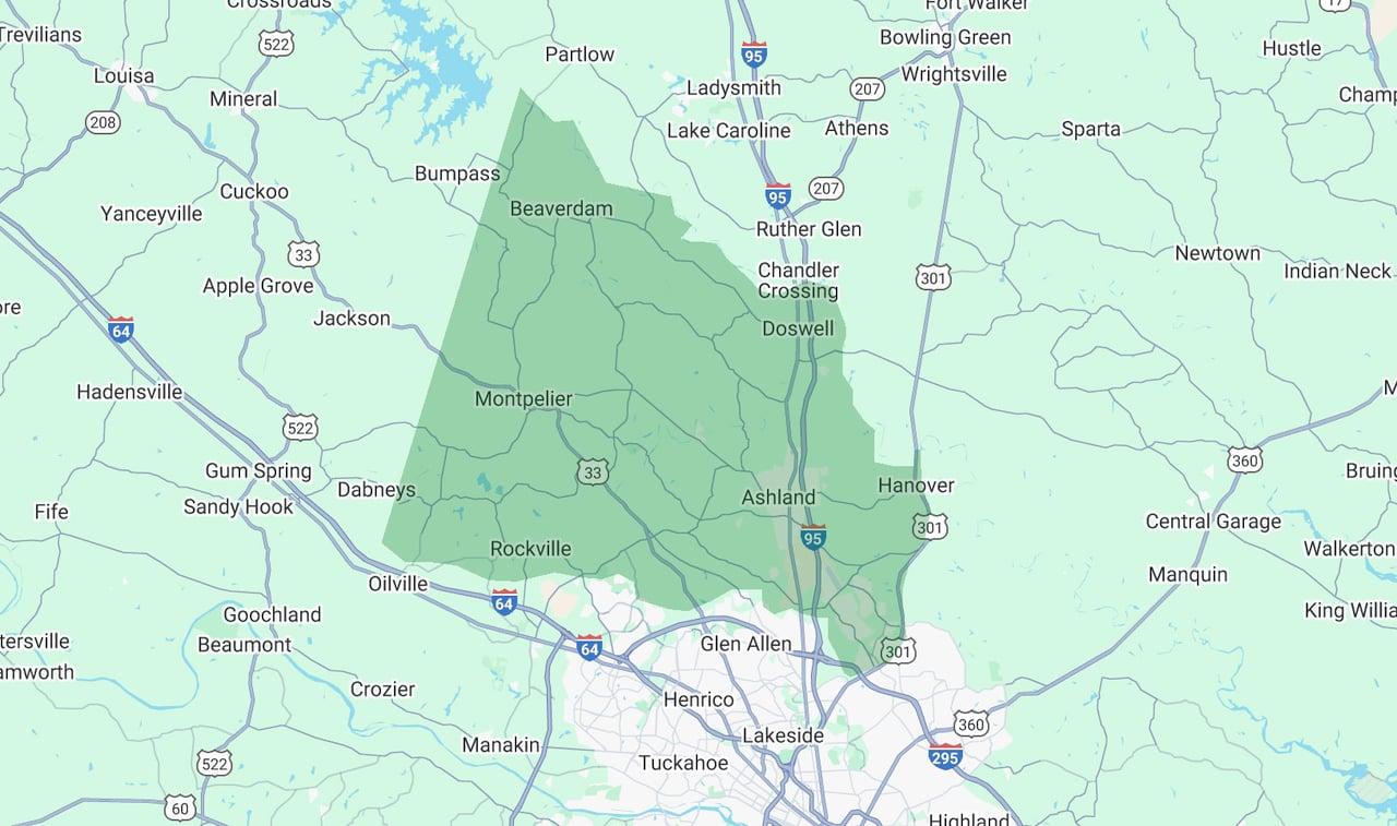 Hanover County (Western + Ashland)