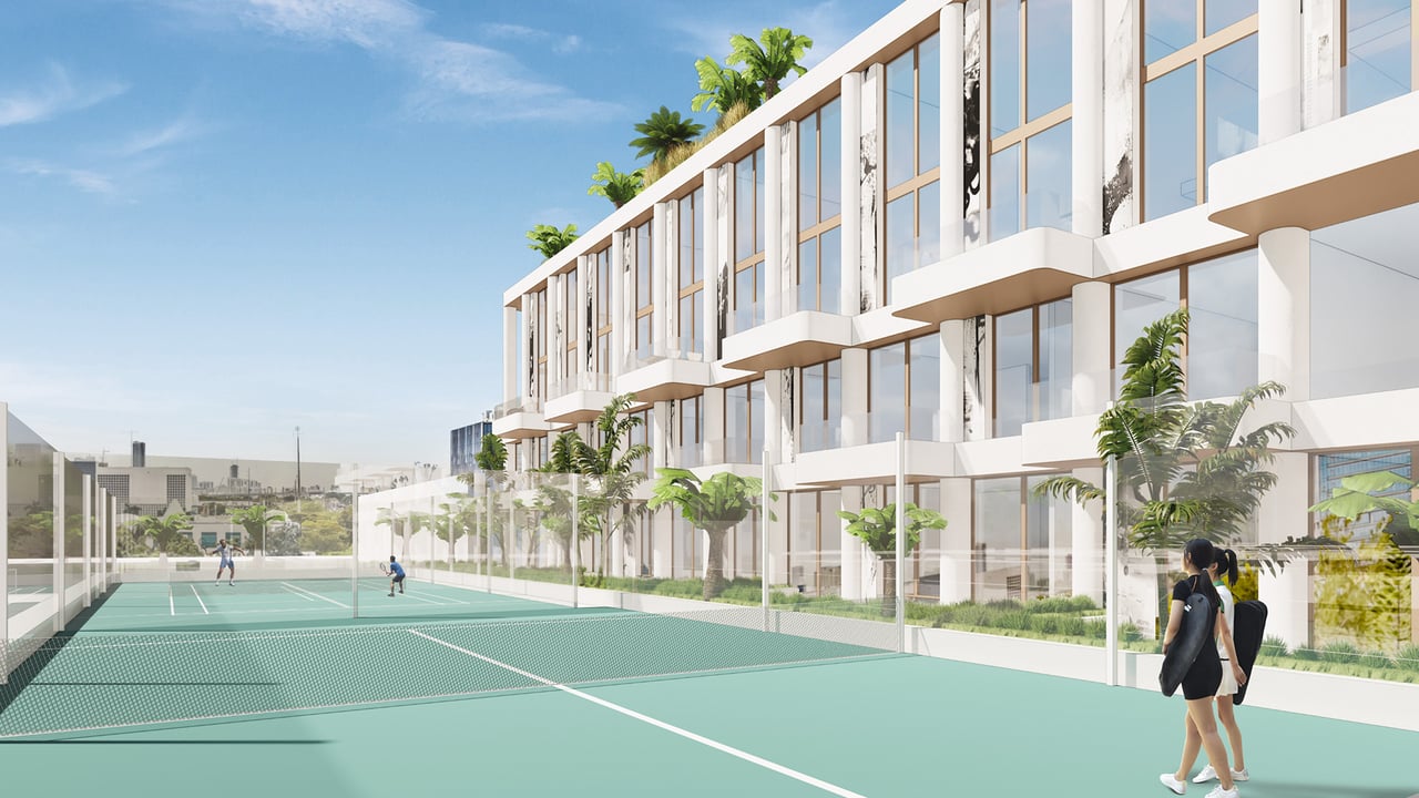 Rose & Wynwood tennis court 