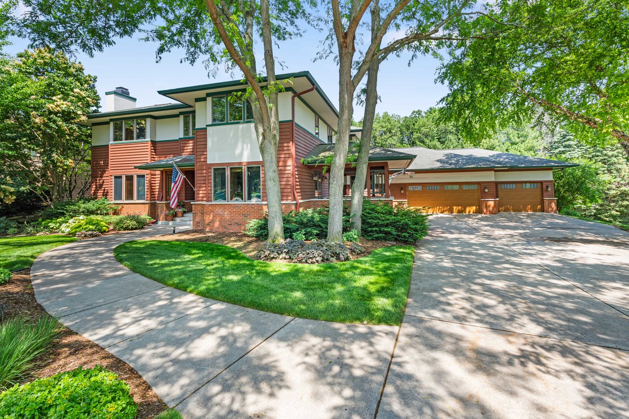 Discover This Prairie-Style Architectural Masterpiece in Fitchburg’s Lacy Heights