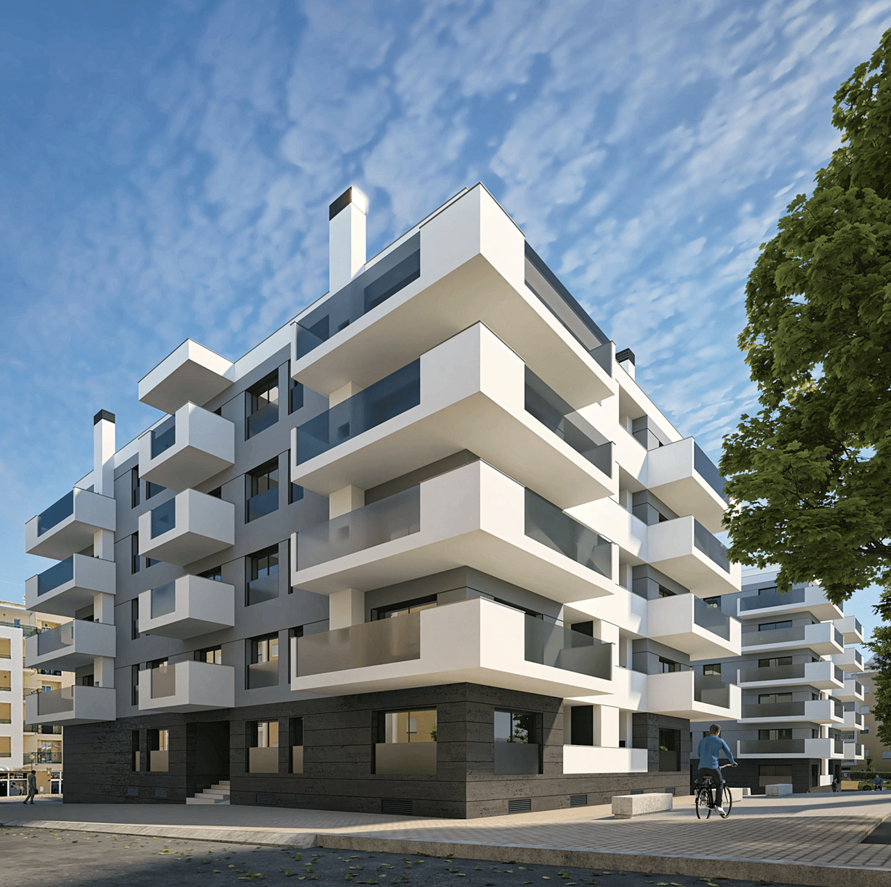 1+1 Bedroom Apartment with Two Balconies in Armação de Pêra, Algarve