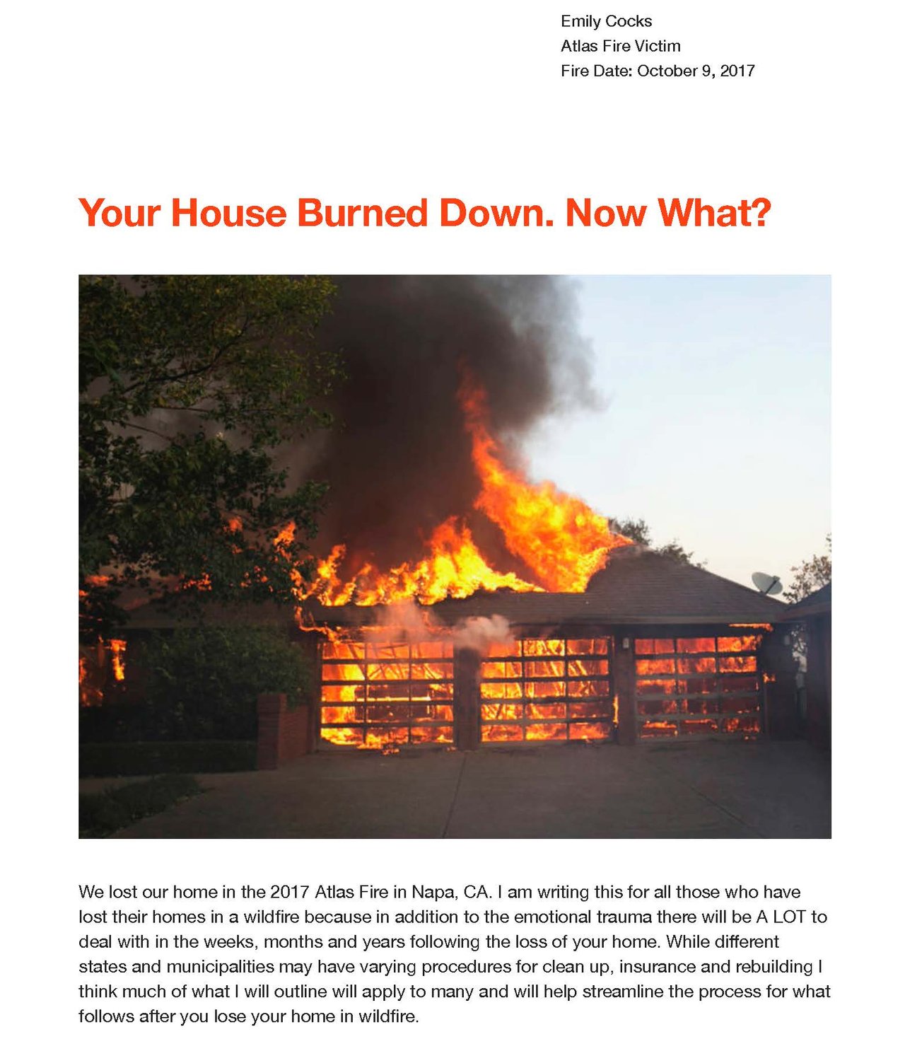 SoCal Wildfire Survivor Resources | From The Locale Group
