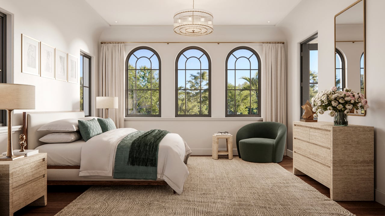 The Village at Coral Gables villa interior bedroom 