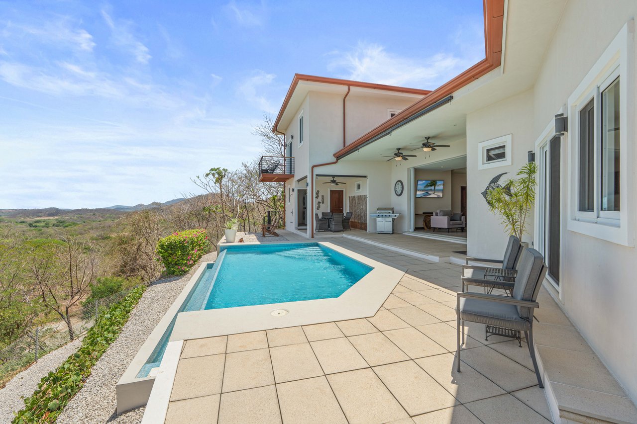 Casa Por Fin | 4-Bedroom Ocean-View Home in Gated Community, just 10 minutes from Tamarindo!
