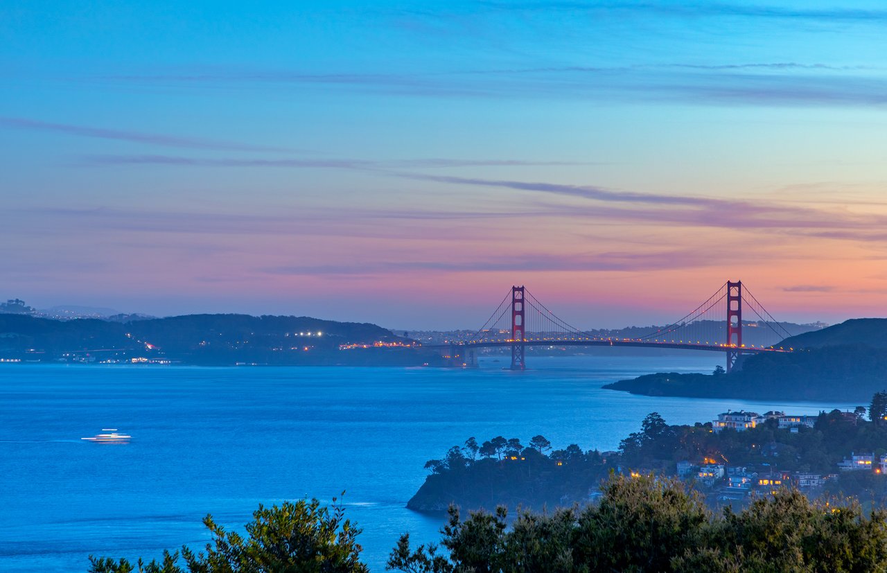 Sweeping Views of San Francisco and the Golden Gate Bridge