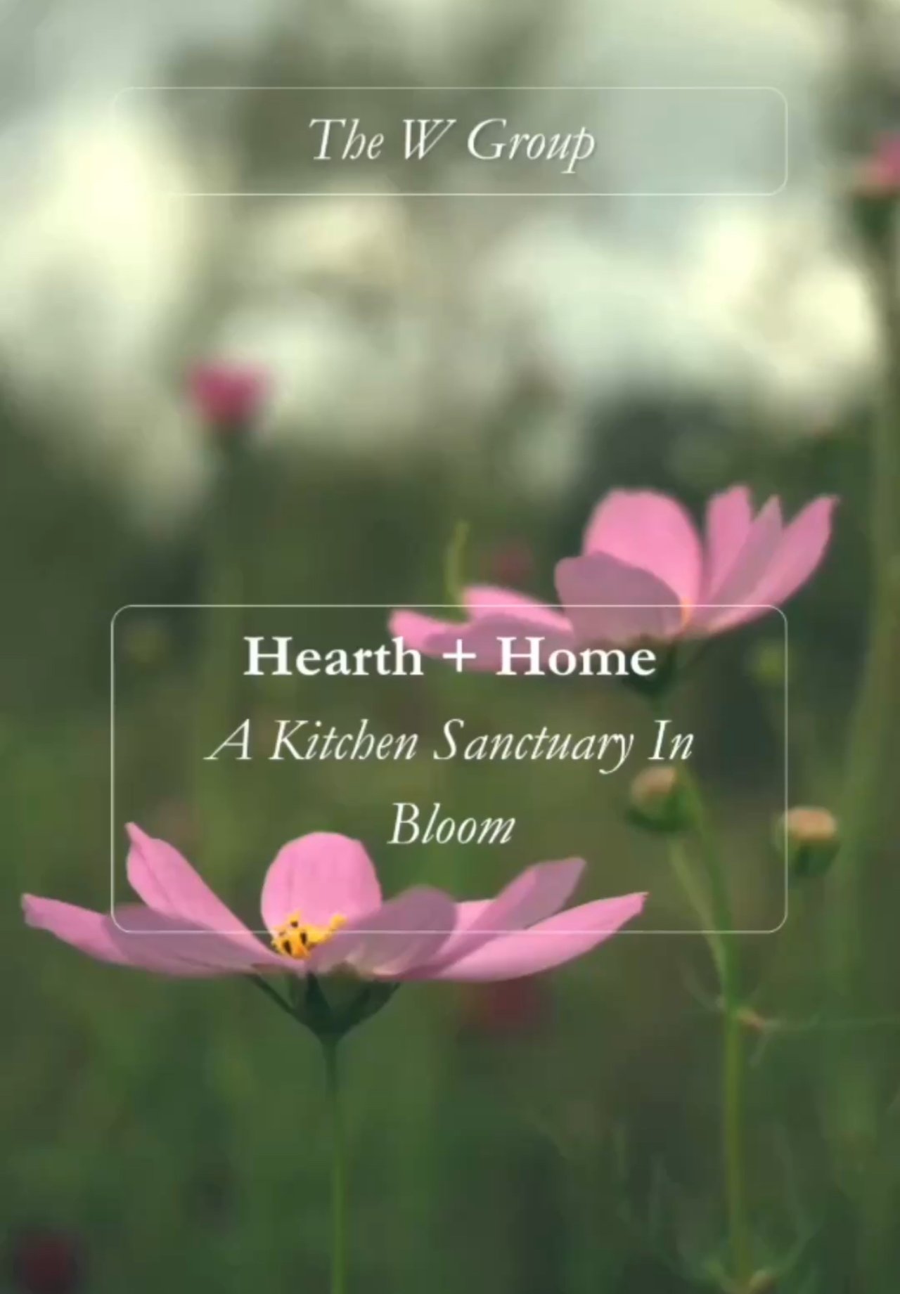 Backyard kitchen garden in bloom