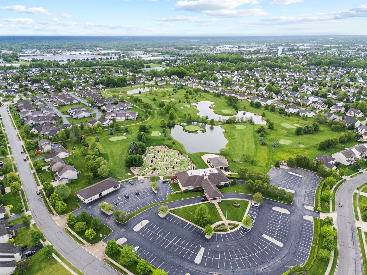 Top neighborhoods in Lewis Center Ohio with homes and tree-lined streets