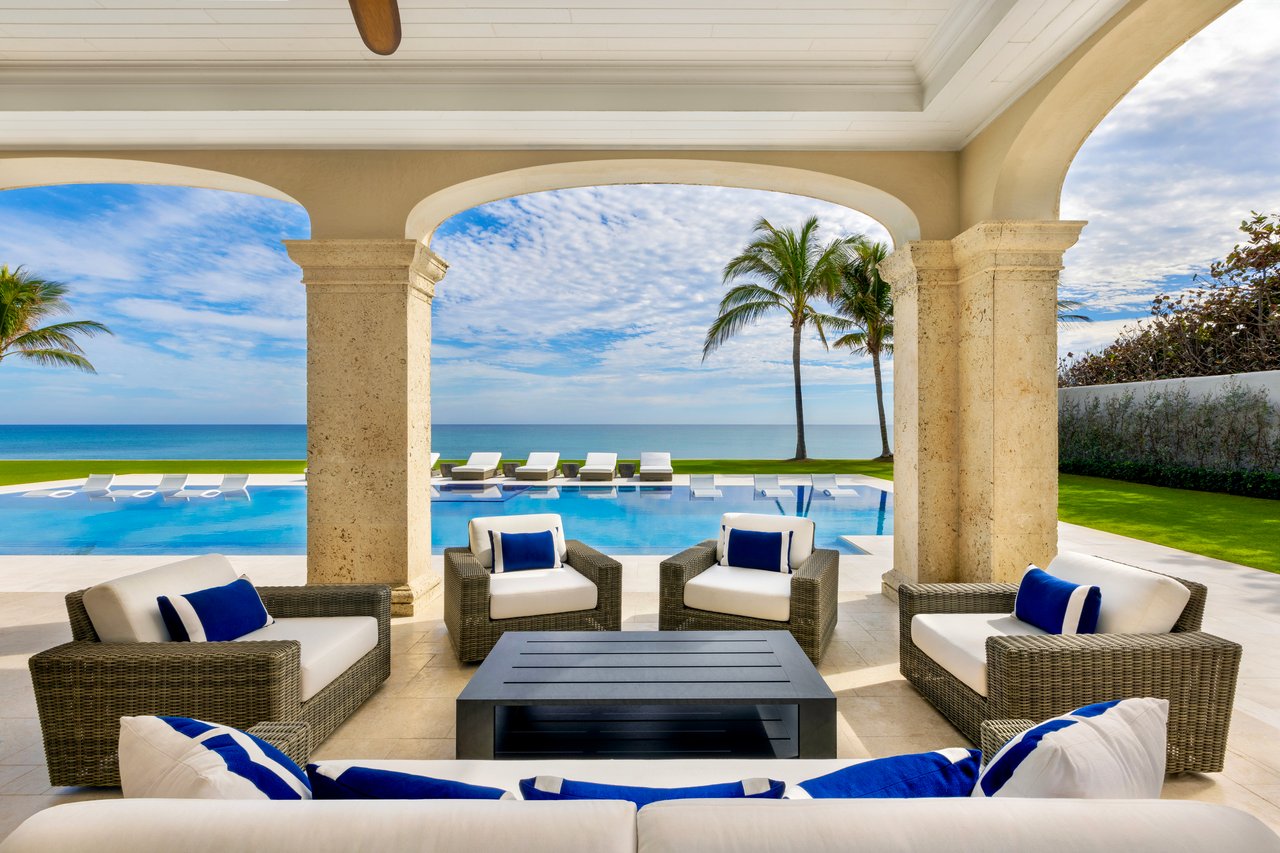 Mediterranean Ocean-To-Lake Estate in Manalapan