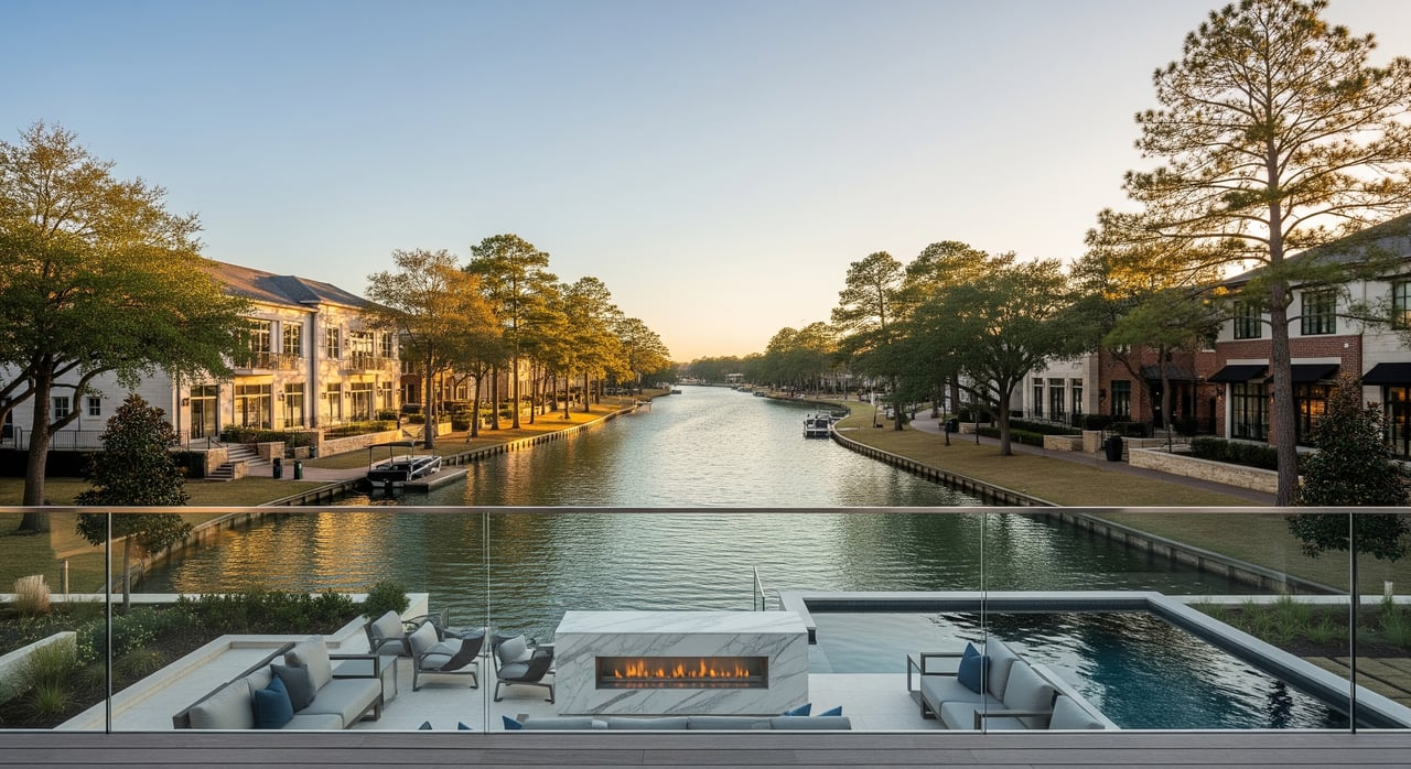 Waterway Living vs. Village Life in The Woodlands