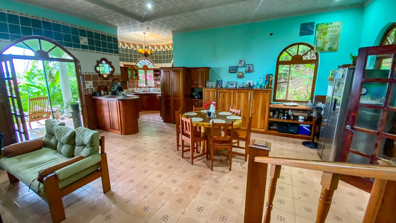 Ocean View Home for Sale in Ojochal with Pool & Jungle Views